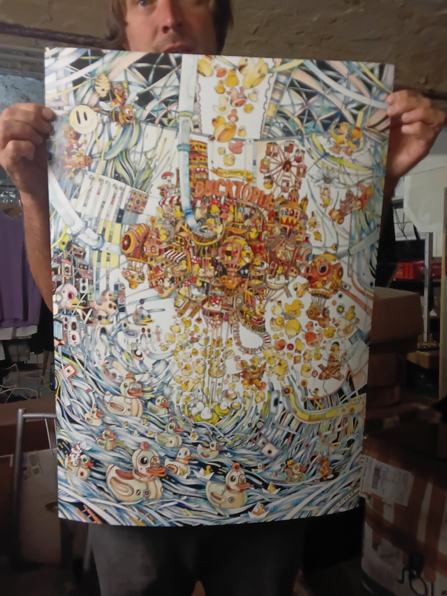 Sisyphos Ducktopia Poster