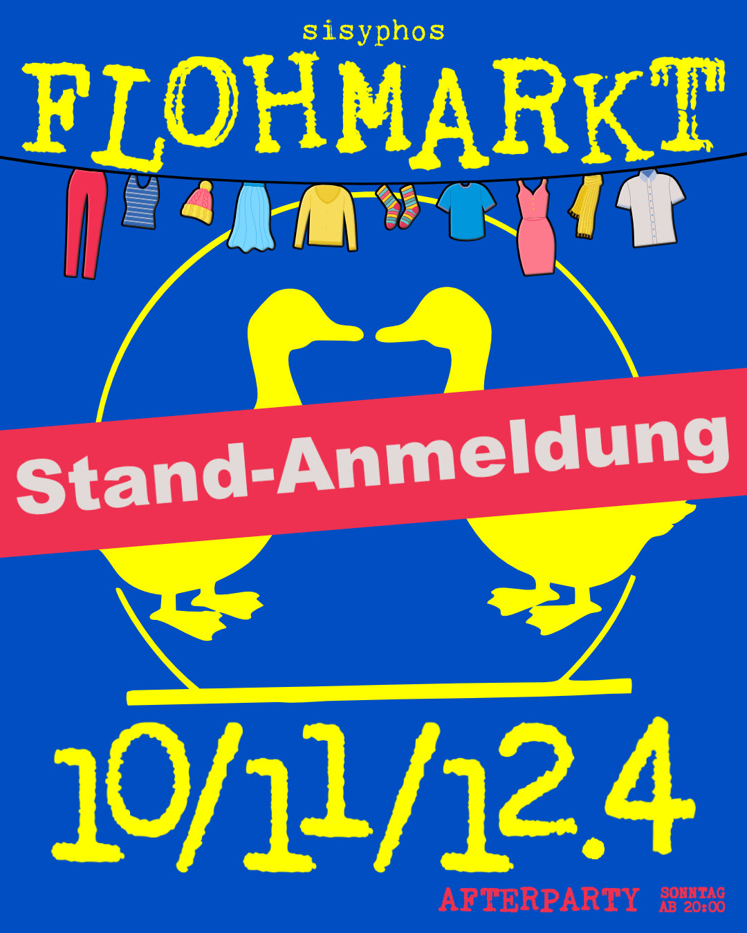 SISYPHOS FLOHMARKT STANDTICKET 2-TAGESTICKET 11.&12.04.2026