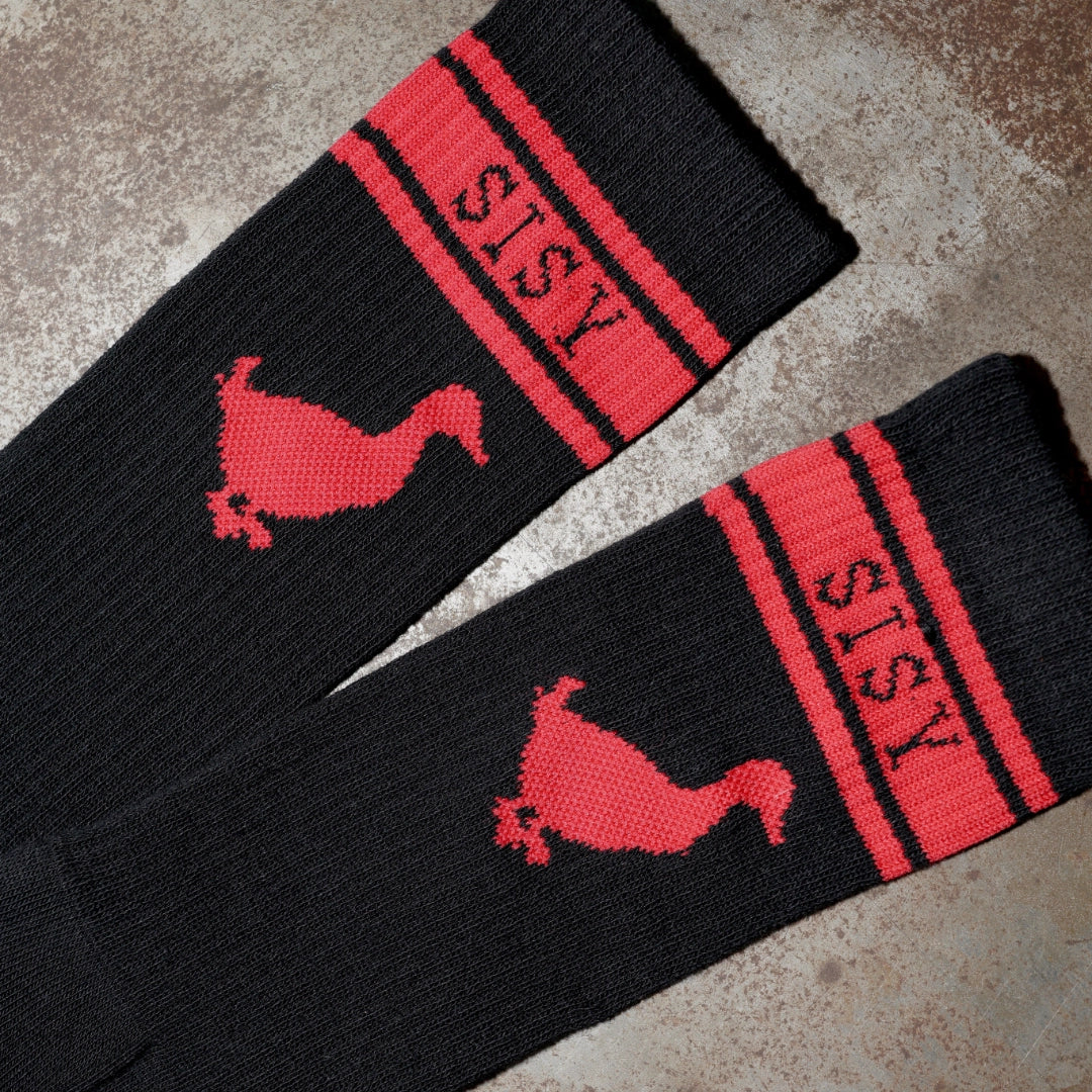 Sportsocke SISY Black / Red