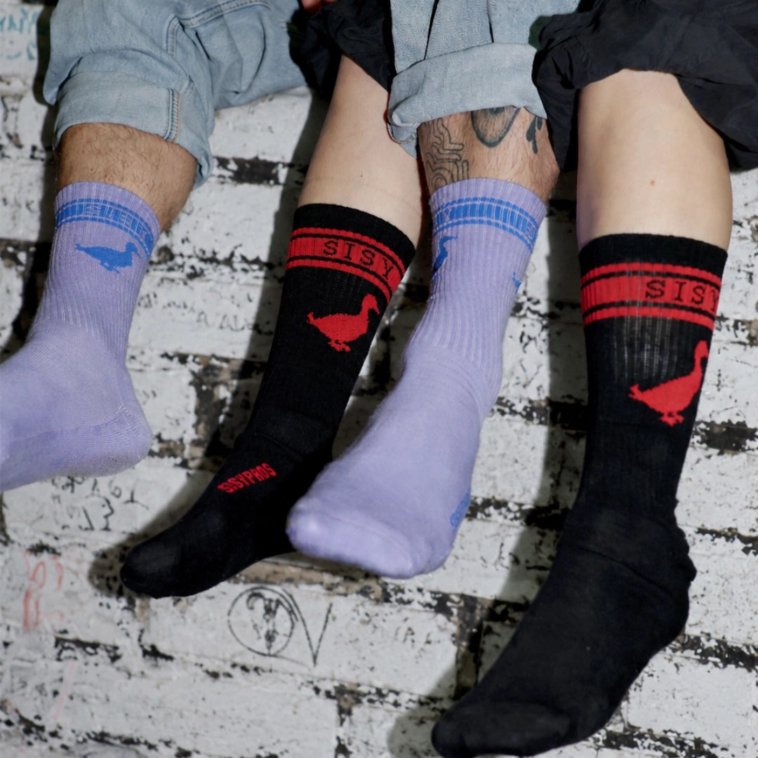 Sportsocke SISY Black / Red